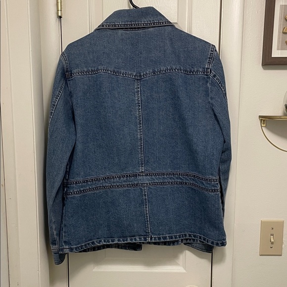 Liz Claiborne Dark Blue Denim Jacket - Picture 8 of 8